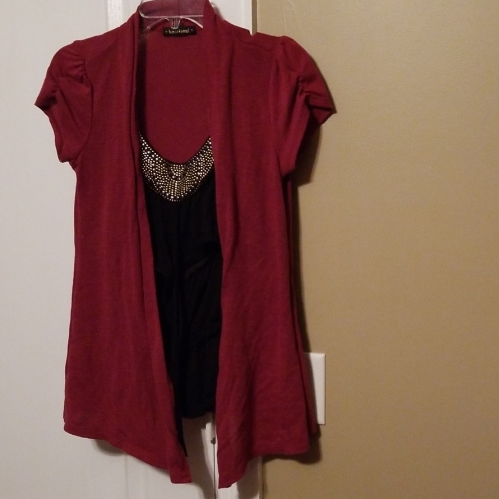 Tank top/cardigan set